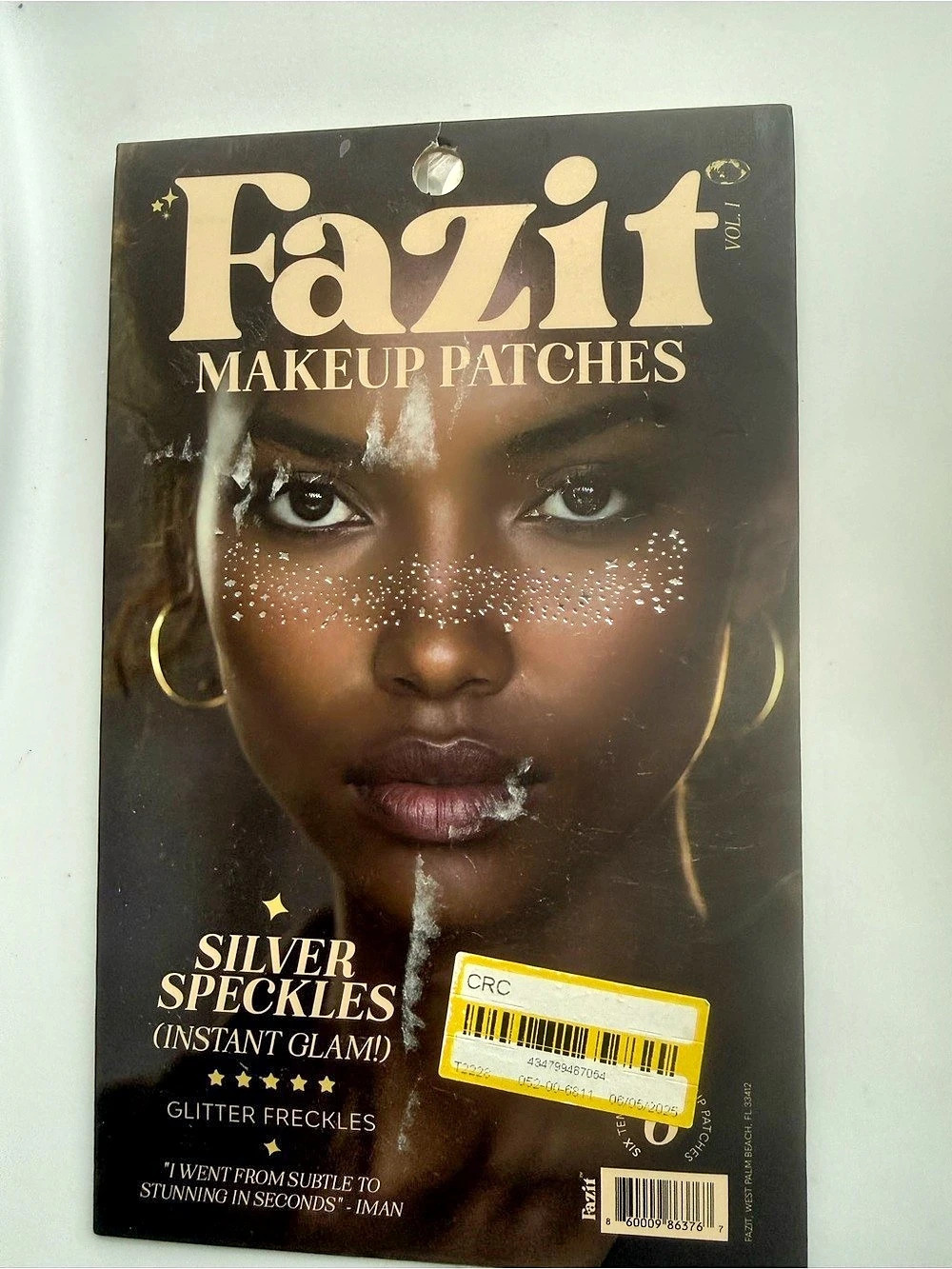 Fazit Silver Glitter Freckles Makeup Patches Silver & Black
